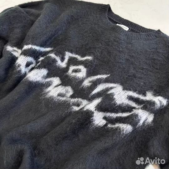 Свитер Saint Laurent черный New collection