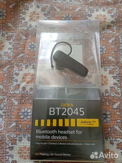 Bluetooth гарнитура jabra BT2045