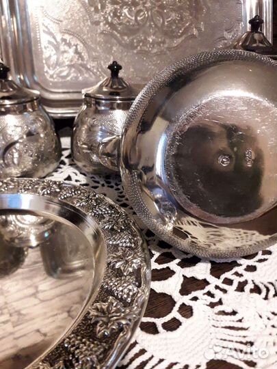 Самовар и сервиз.винтаж.ссср