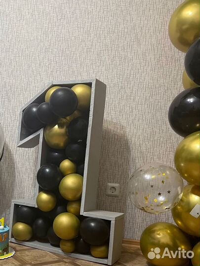 Цифра 1 на годик