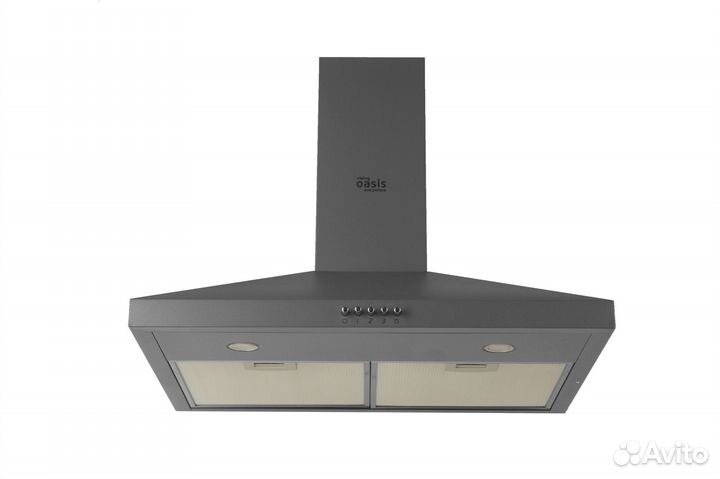 Вытяжка каминная oasis KB-60G серый