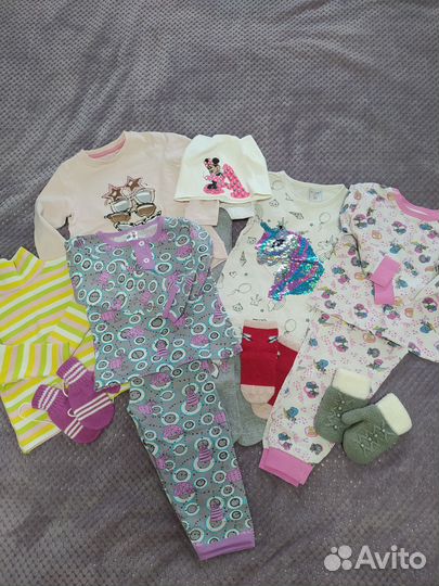 Пакет одежды для девочки 3-4 года