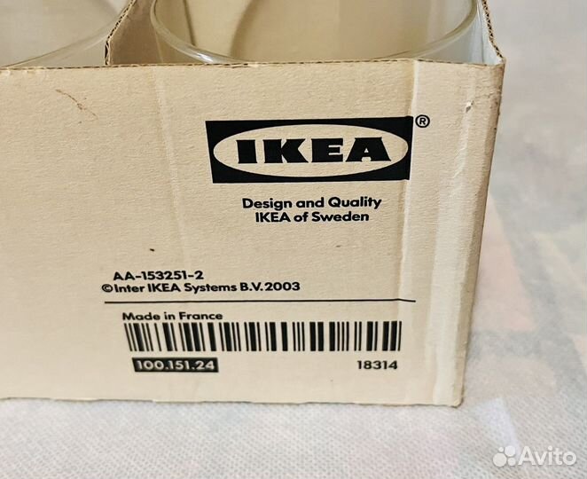 Набор бокалов IKEA svalka 100.151.24