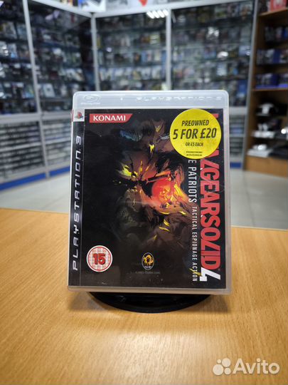 Игры Диски на PS3 Metal Gear Solid 4 Guns of The P