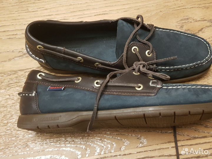 Кожаные sebago docksides Доминикана 43р 28.5 см