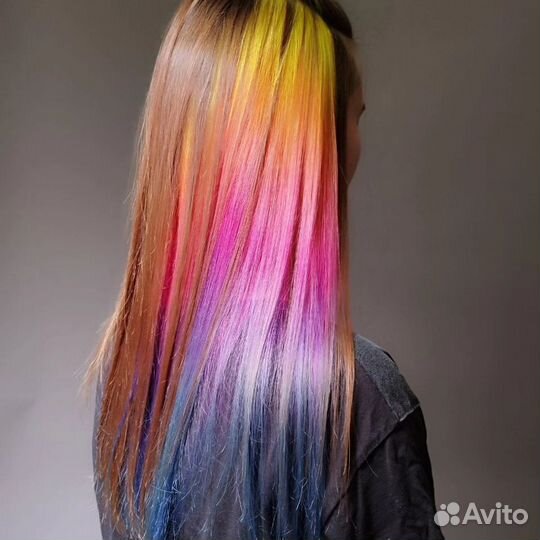 Цветное окрашивание волос