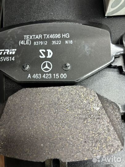 Тормозные колодки Mercedes A0004204002