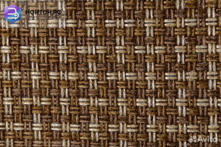 Кресло Лондон рогожка микс коричневая