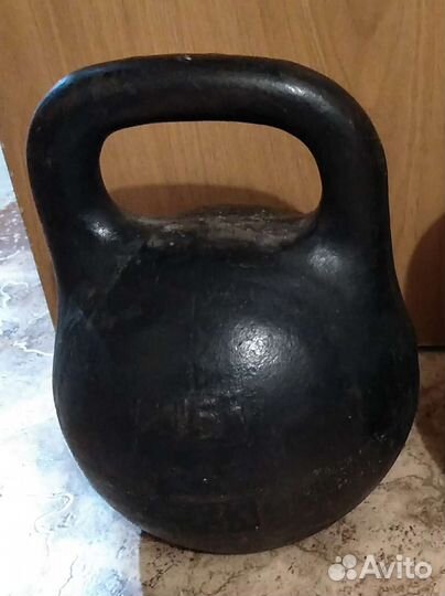 Гиря 24 кг - 16кг. СССР