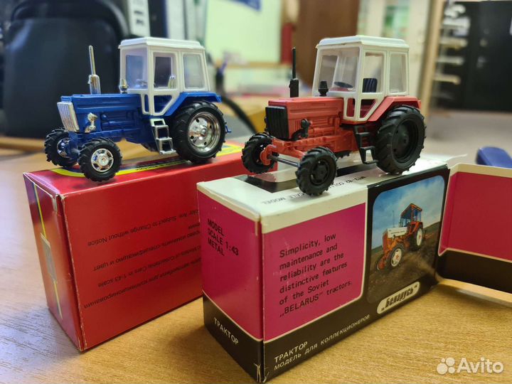 Модель трактора 1 43. Мтз 82 