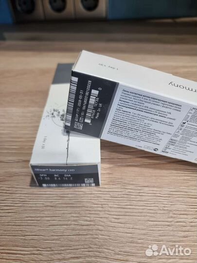 Линзы контактные iwear harmony -3.00, -2.75