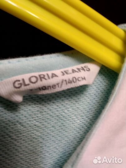 Платье для дев.р.140, Глория джинс,хлопок голуб