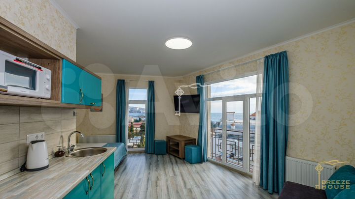 1-к. апартаменты, 33,5 м², 6/7 эт.