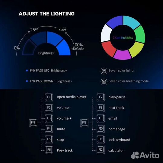 Игровая клавиатура с подсветкой