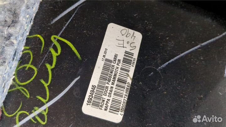 Дверная карта Tesla Model S, 2013