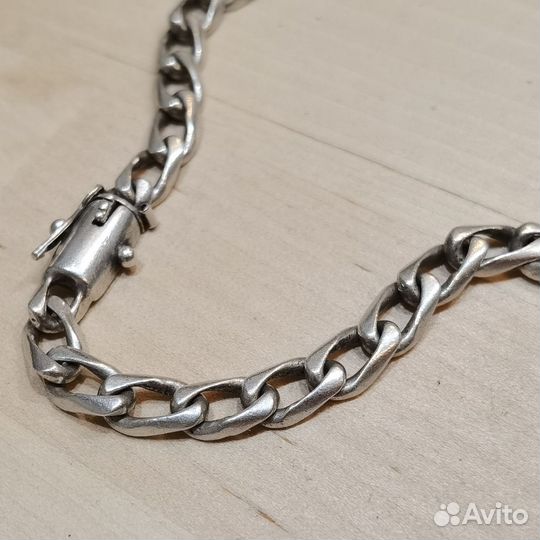 Винтажная серебряная цепь