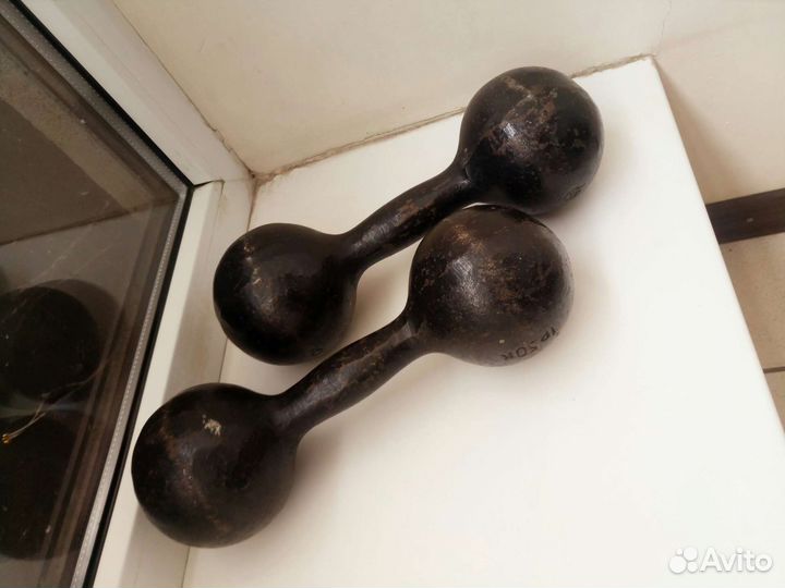 Гантели СССР по 12кг