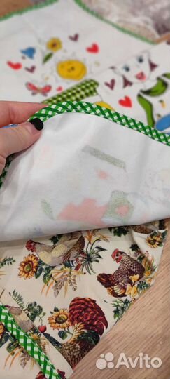 Новые фартуки для юной хозяюшки:хлопковая, подклад