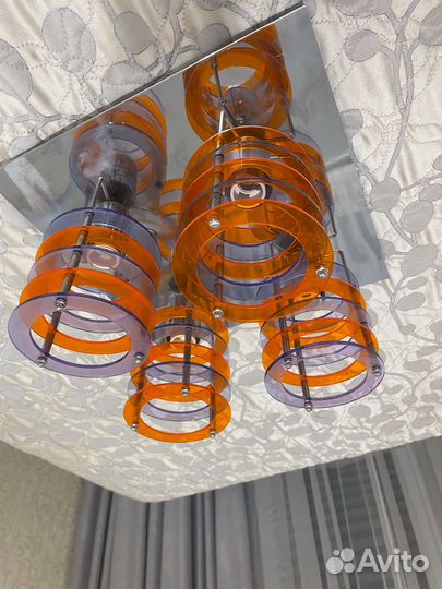 Люстра потолочная бу