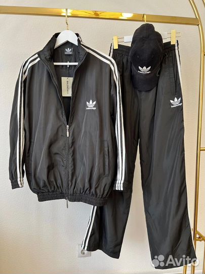 Спортивный костюм adidas & balenciaga женский