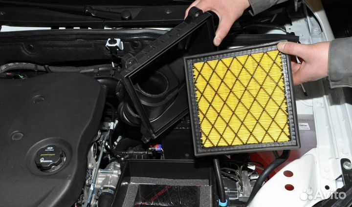 Замена возд. фильтра BMW 7 серии 2008-2012