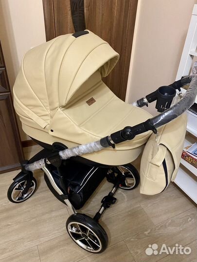 Коляска Baby Merc Zipy Q limited edition кожа 2 в1