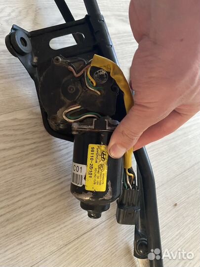 Моторчик стеклоочистителя hyundai