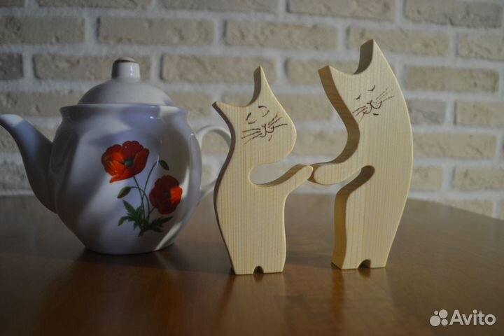 Коты из дерева