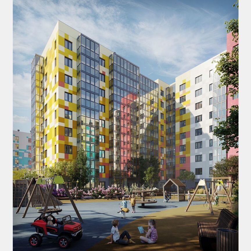 1-к. квартира, 42,4 м², 6/9 эт.