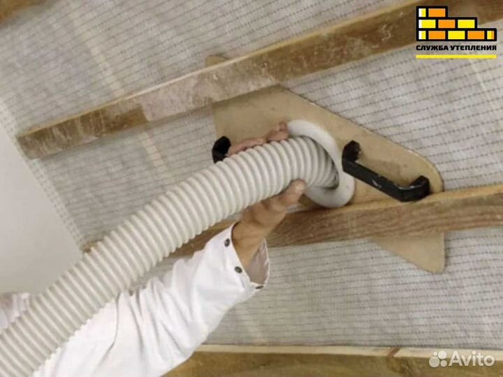 Утеплитель эковата для утепления мансарды (крыши)