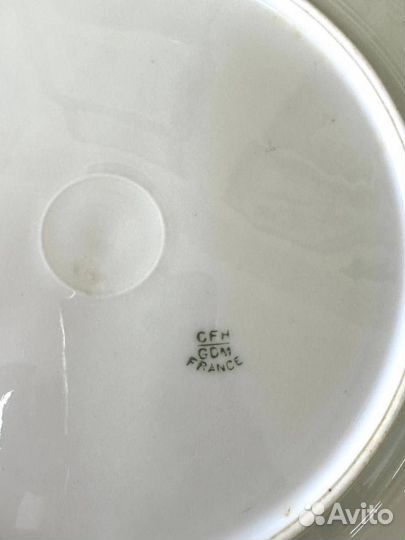 Антикварные тарелки Limages Франция