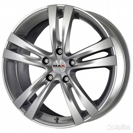 Диски MAK Zenith 8x18 5*114.3 ET40 DIA76.1 Hyper Silver Литой
