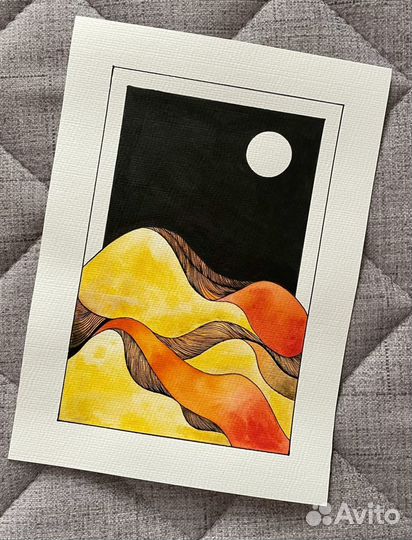 Картины графика акварель