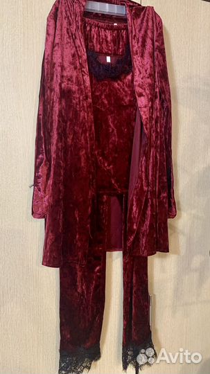 Домашний костюм велюровый