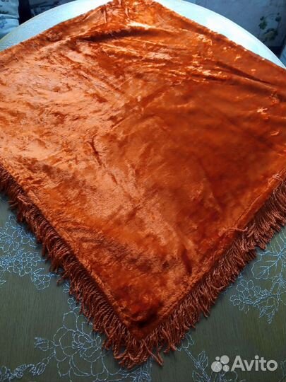 Скатерть бархатная СССР
