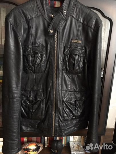 Кожаная куртка мужская