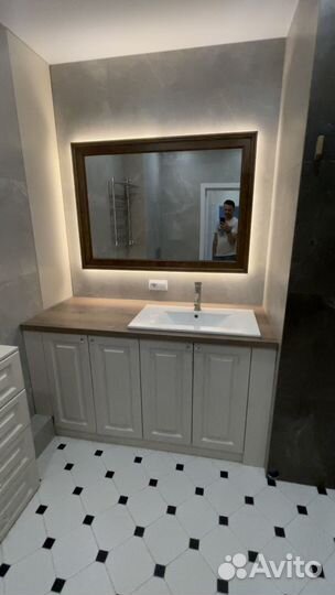 Зеркало с подсветкой на заказ