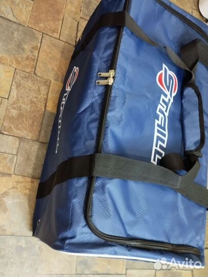 Баул хоккейный 32 без колёс синий ромб