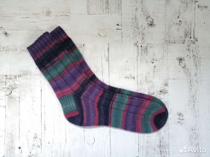 Вязаные женские носочки