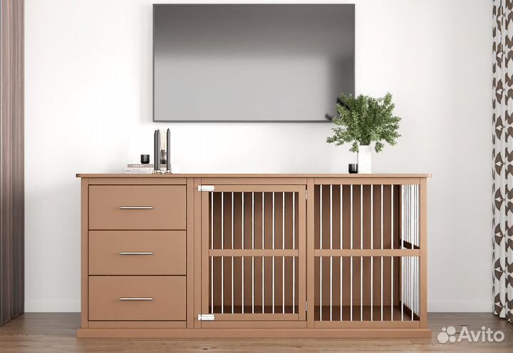 Клетка для собаки в квартиру Тумба Вольер Домик V1