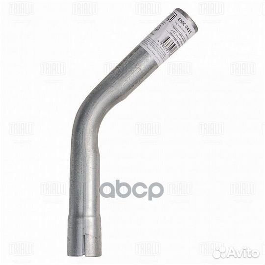 Труба с гибом развальцованная d43, угол 45 (ал