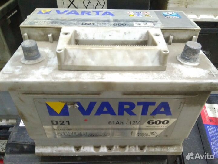 61Ач аккумулятор б/у Varta D21