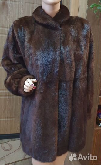 Шуба норковая новая Эксклюзивная Ог 126 см
