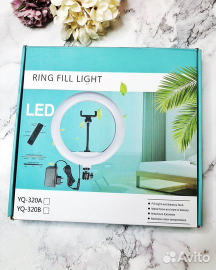 Кольцевая лампа 33 см