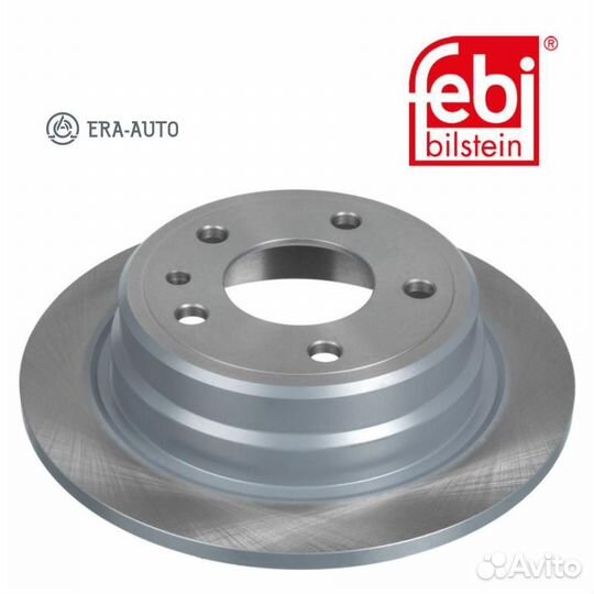 Febi 04092 деталь Торм.диск зад.284x10 5 отв