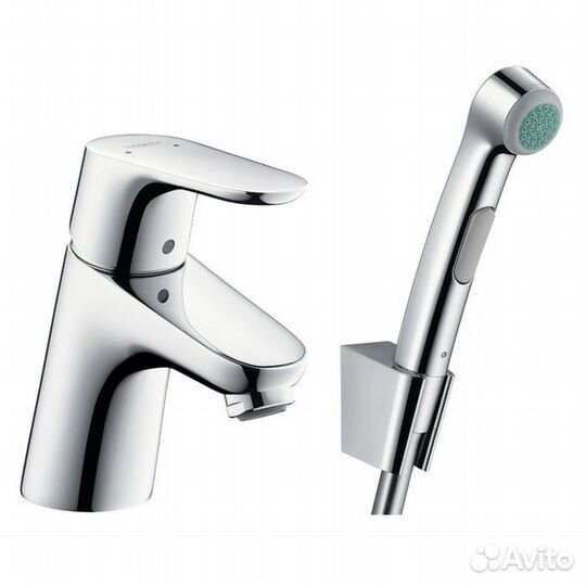 Hansgrohe set смеситель и гигиенический душ хром