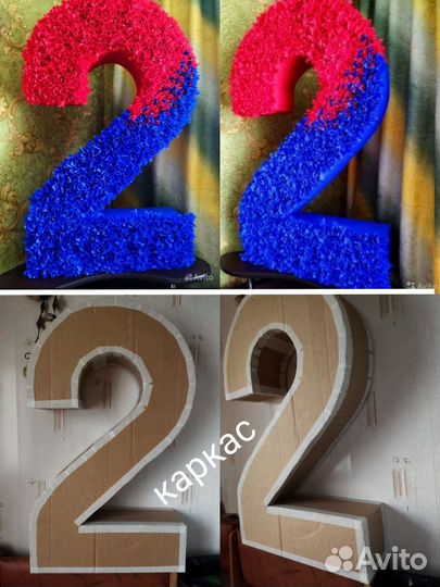 Пиньята и Цифры объёмные