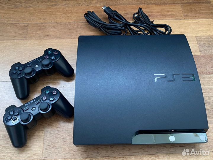 Sony playstation 3 PS3 Slim (прошитая) + игры