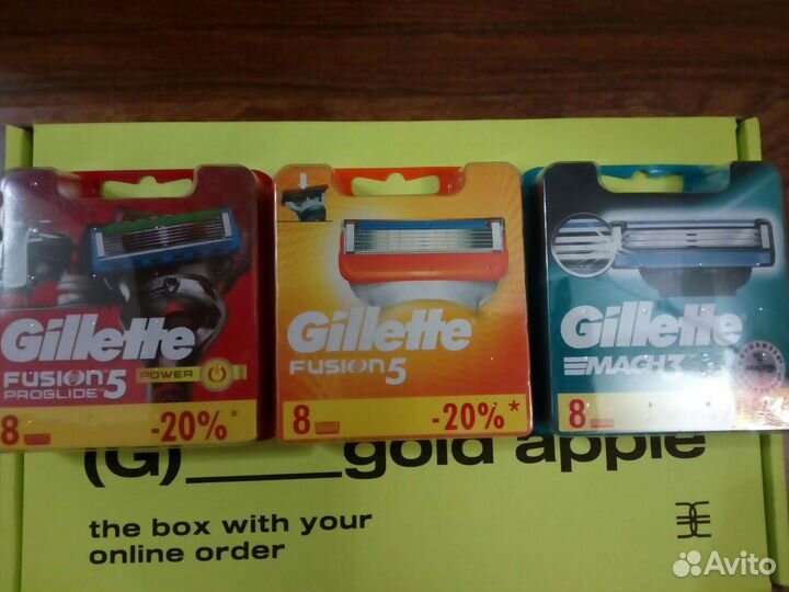 Лезвия кассеты gillette