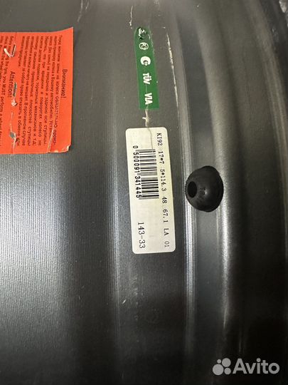 Литые диски r17*7 LA 5*114.3 ET 48